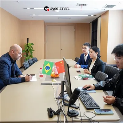 Vítejte brazilské zákazníky k návštěvě GNEE STEEL
